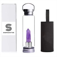 Shapeshifter Crystal Elixir Water Bottle - Amethyst